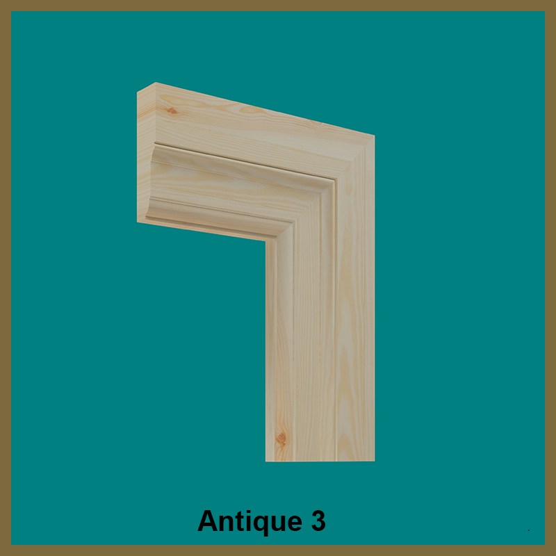 Antique 3 Pine Architrave