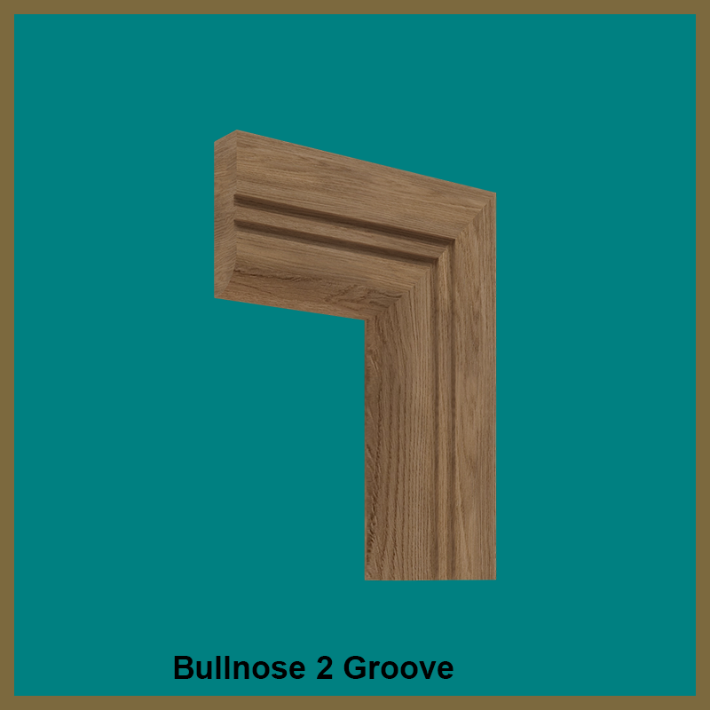 Bullnose 2 Groove Walnut Architrave