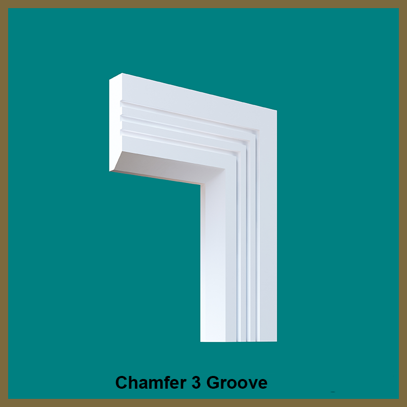 Chamfer 3  Grooves Architrave