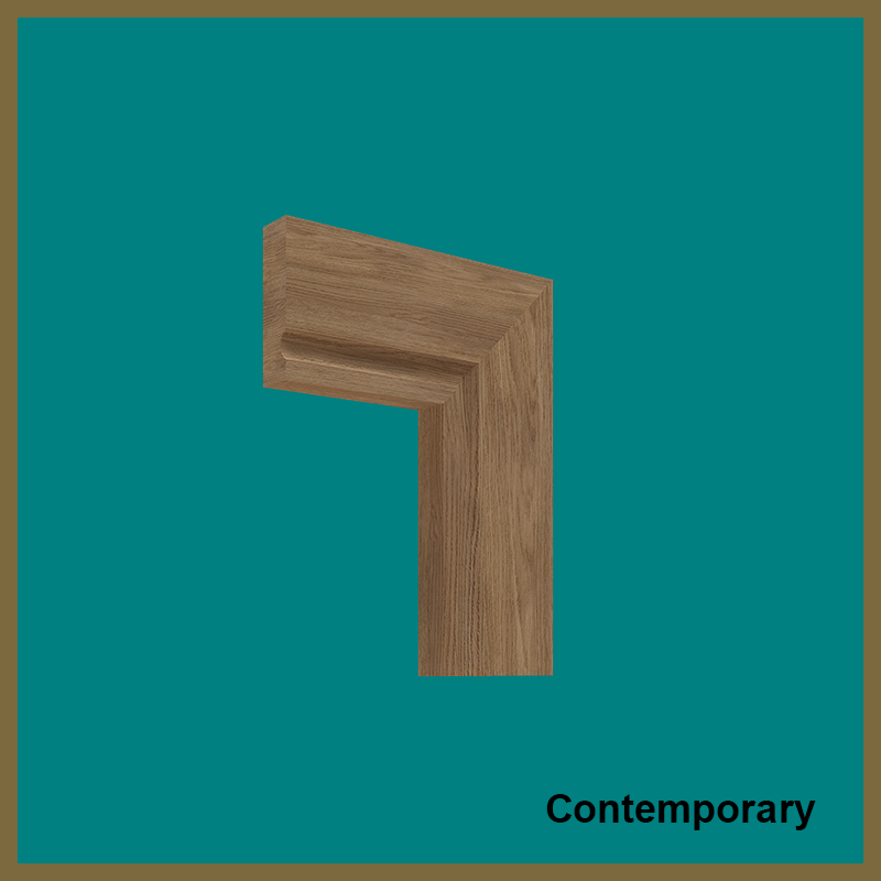 Contemporary Walnut Architrave