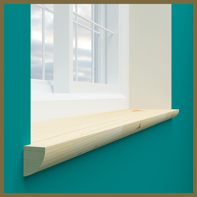 Bullnose Pine Window Board