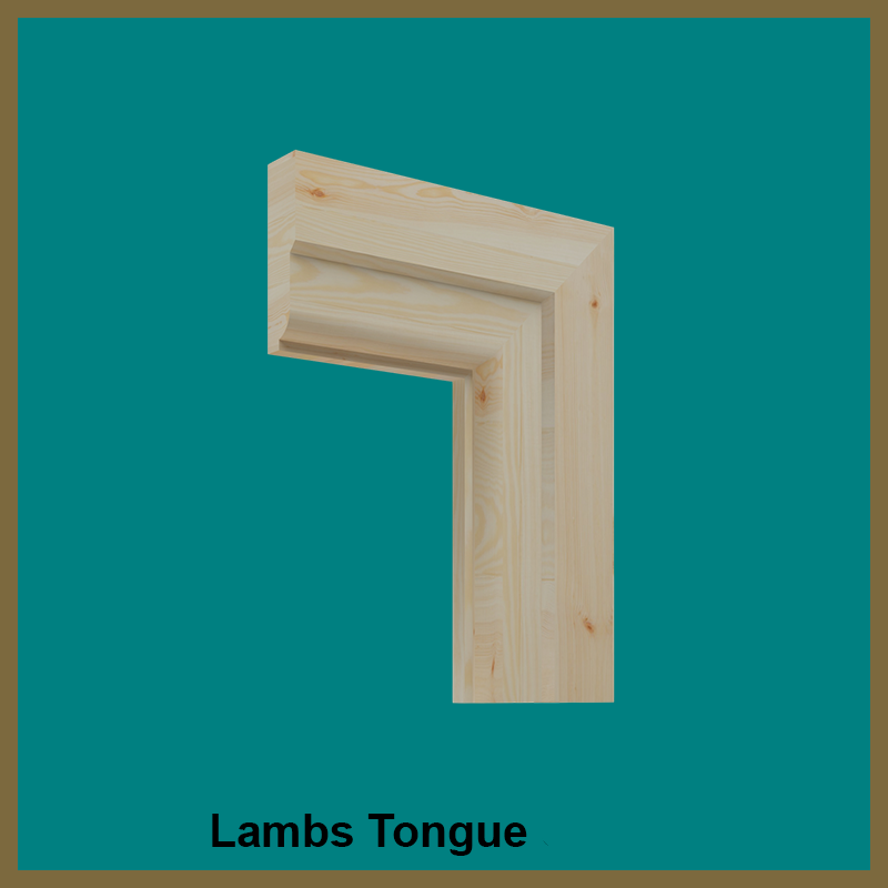 Lambs Tongue Pine Architrave