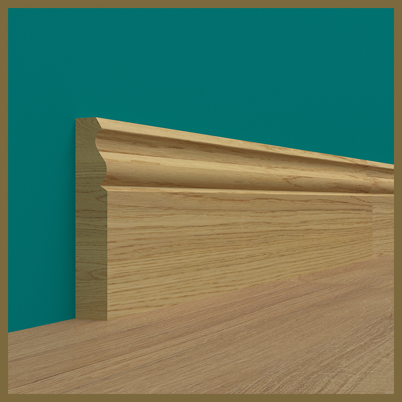 Ogee Oak Skirting Board