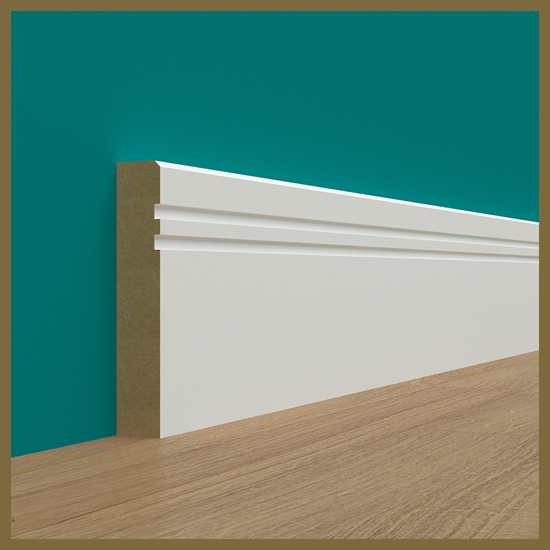 Edge 2x2  2 Groove  Skirting Boards