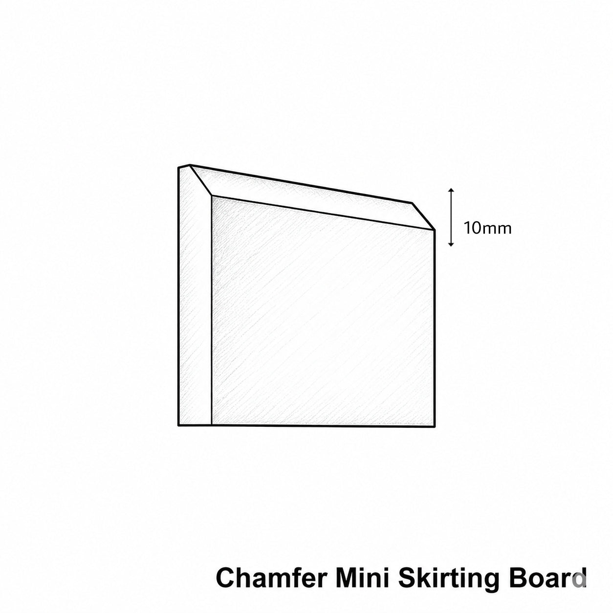 Chamfer Mini Skirting board