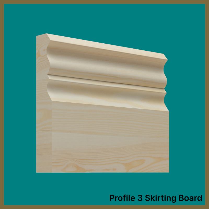 Profile 3 Pine Skirting Board