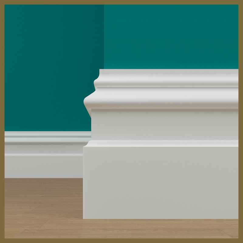 Victorian 3 MDF Skirting Board