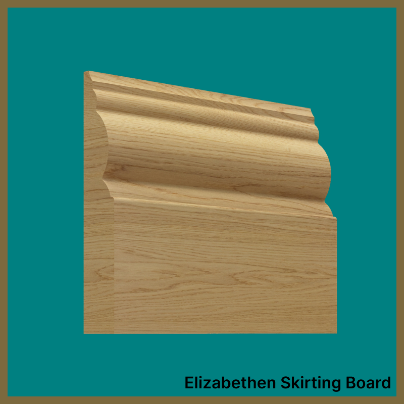 Elizabethen Oak Skirting Board