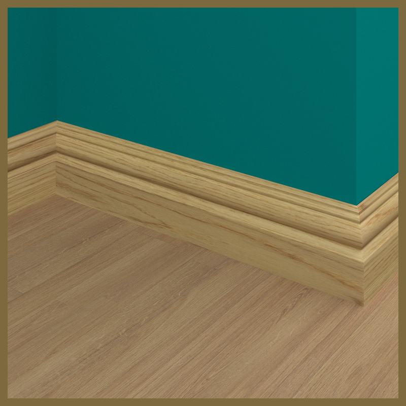 Elizabethen Oak Skirting Board