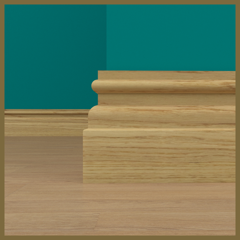 Reeded Oak Skirting Board