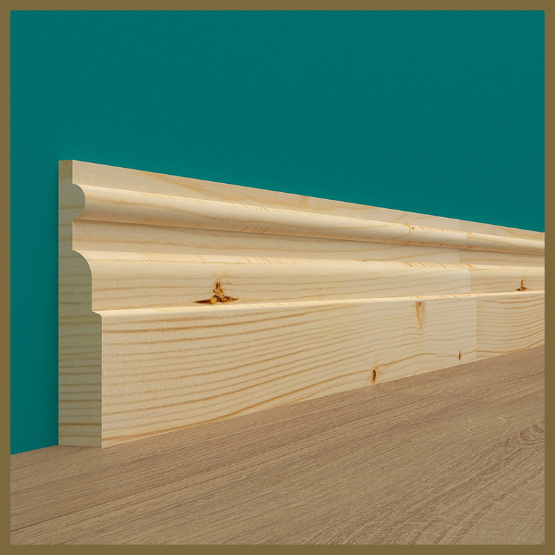 Reeded Pine Skirting Board