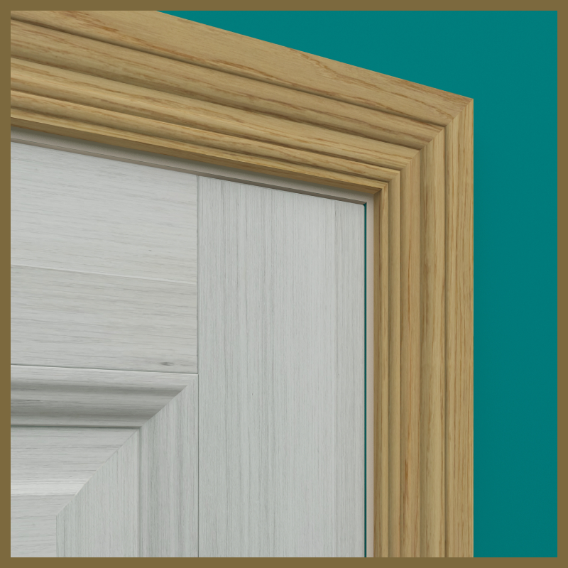 Reeded 2 Oak Architrave