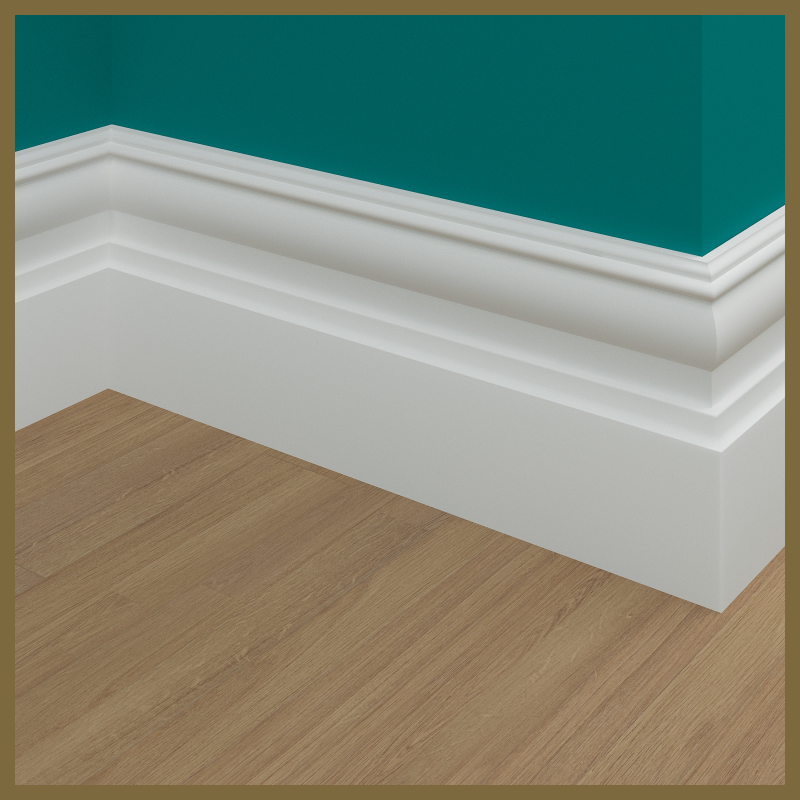 Large Edwardin MDF Skirting Board