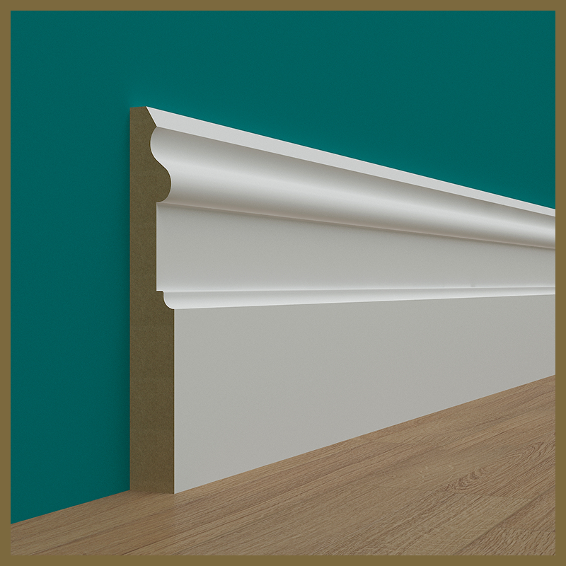 Large Victorian 2 MDF Skirting Board
