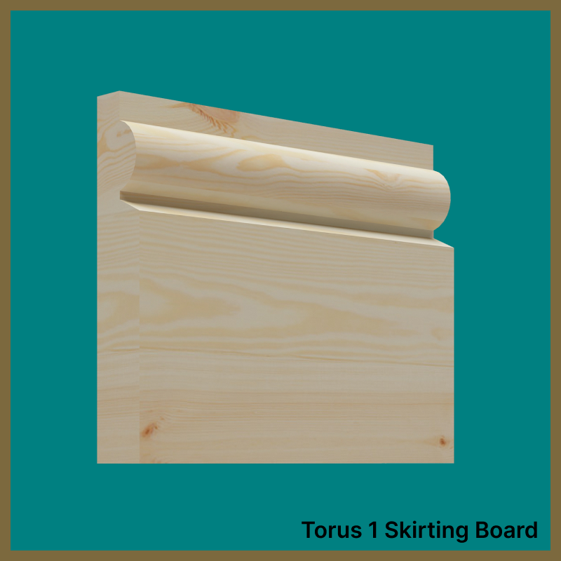 Torus 1 Pine Skirting Board