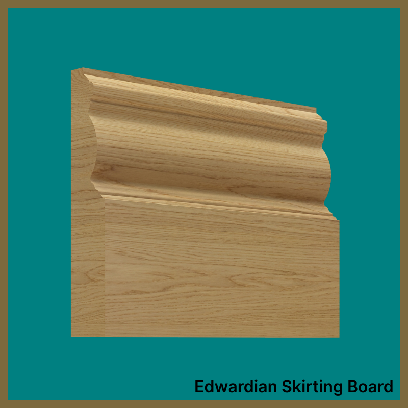 Edwardian Oak Skirting Board