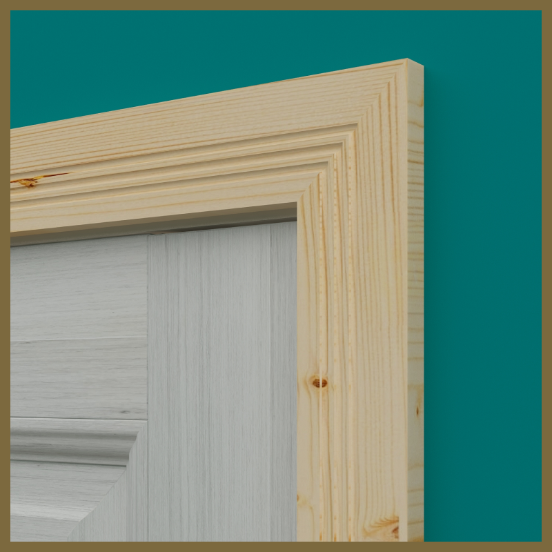 Square Edge C 3 Groove Pine Architrave