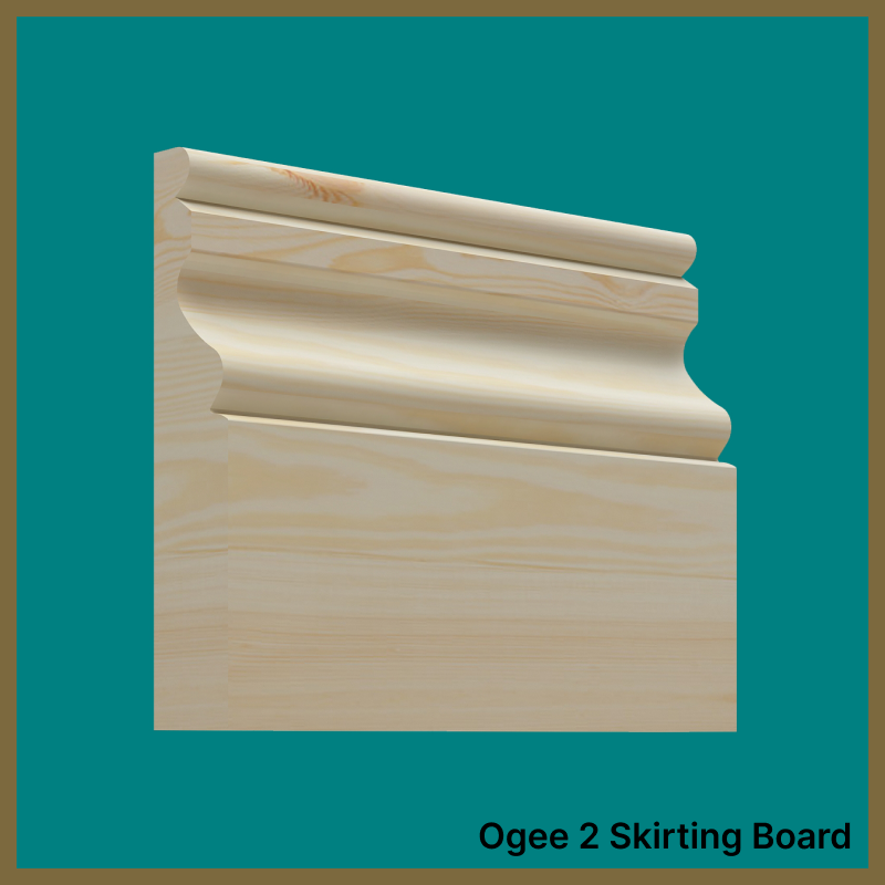 Ogee 2 Pine Skirting Board