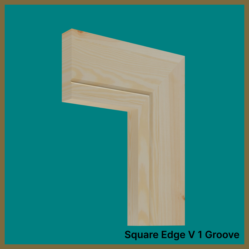 Square Edge V 1 Groove Pine Architrave