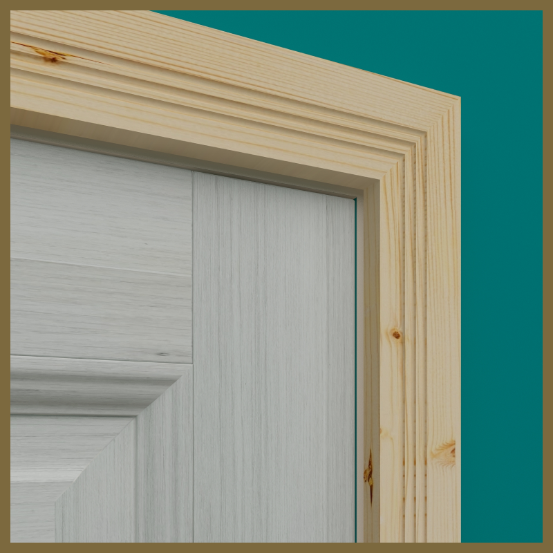 Square Edge C 3 Groove Pine Architrave