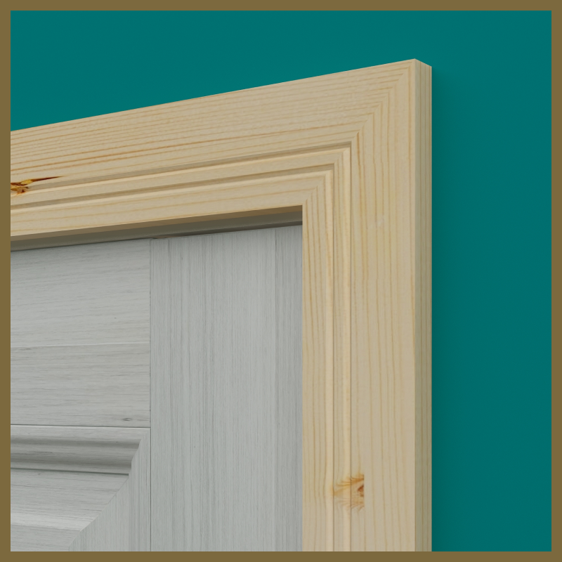 Square Edge V 2 Groove Pine Architrave