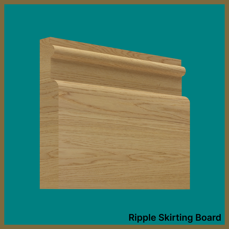 Ripple Oak Skirting Board
