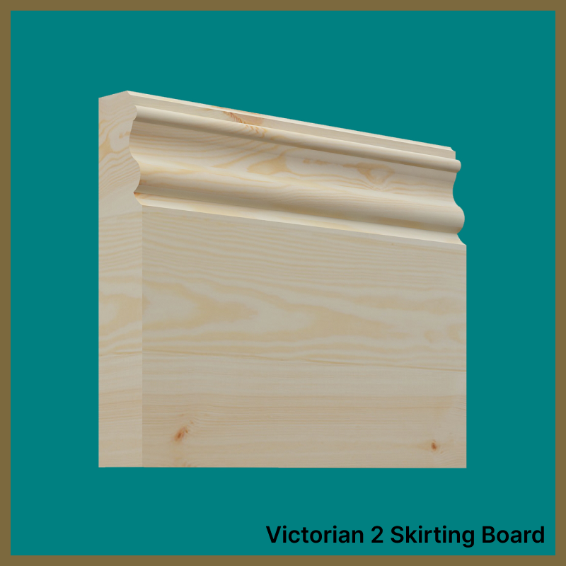 Victorian 2 Pine Skirting Board