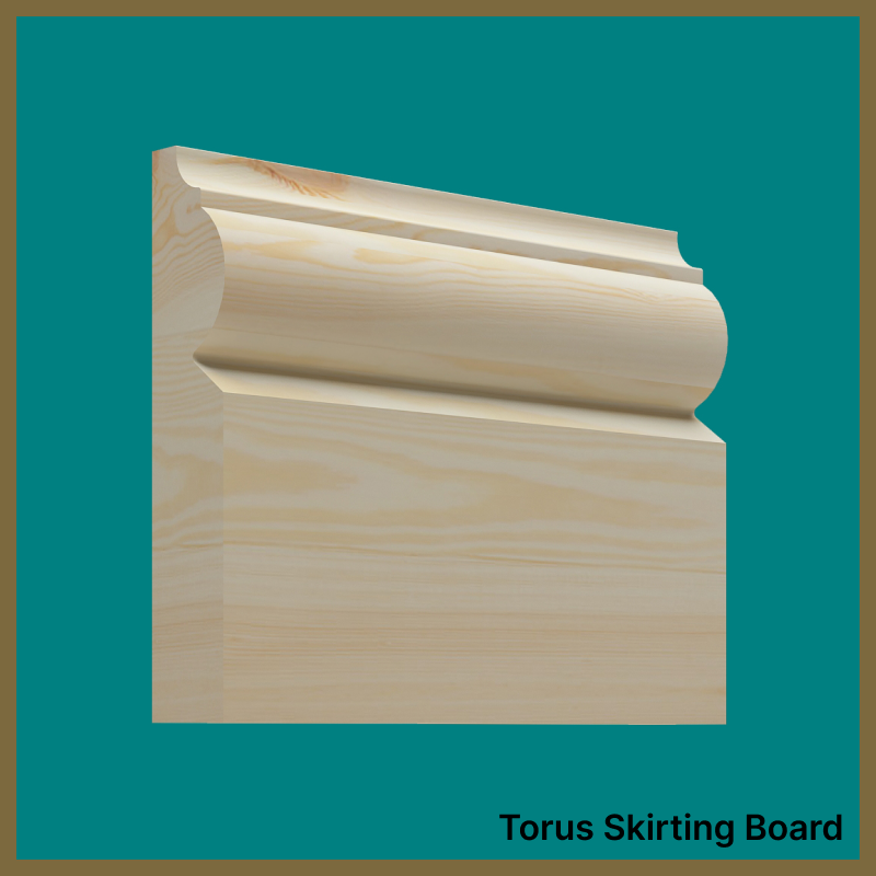 Torus 2 Pine Skirting Board
