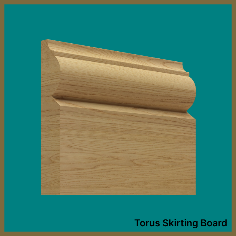 Torus 2 Oak Skirting Board