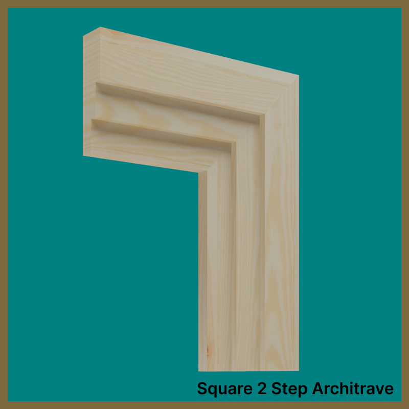 Square 2 Step Pine Architrave