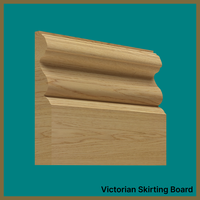 Victorian Oak Skirting Board
