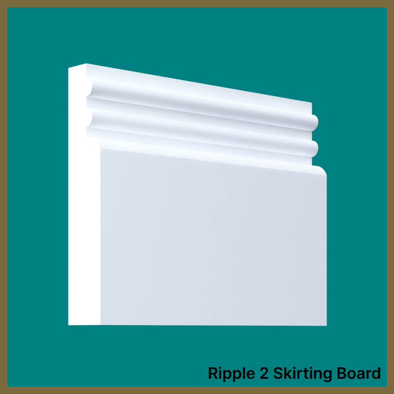 Ripple 2 MDF Skirting Board