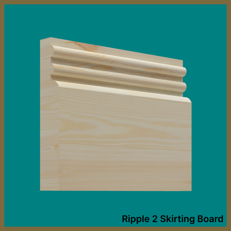 Ripple 2 Pine Skirting Board