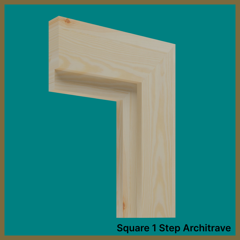 Square 1 Step Pine Architrave