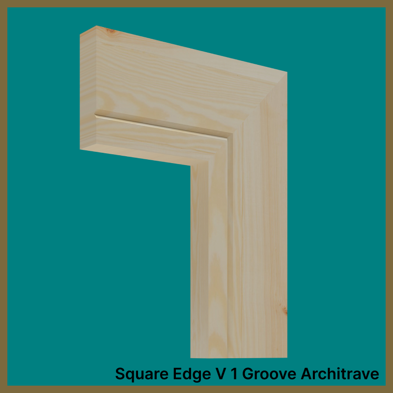 Square Edge V 1 Groove Pine Architrave