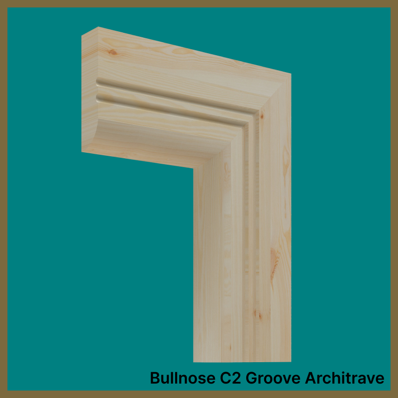 Bullnose C 2 Groove Pine Architrave