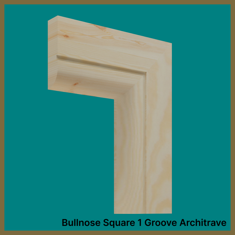 Bullnose 1 Groove Pine Architrave
