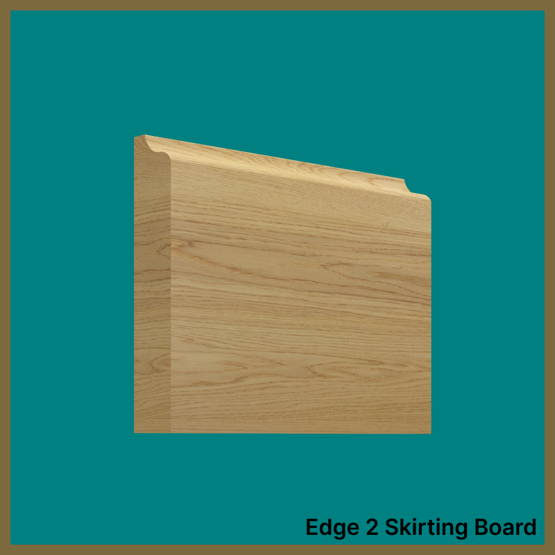 Edge 2 Oak Skirting Board
