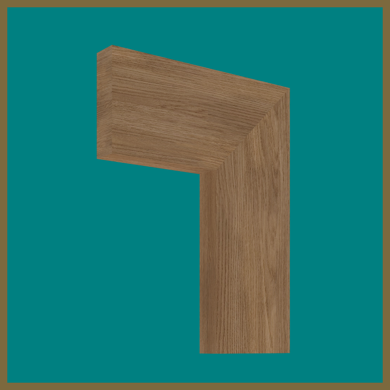 Square Edge Walnut Architrave