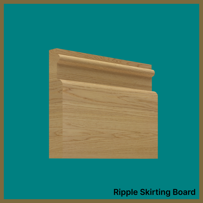 Ripple Oak Skirting Board