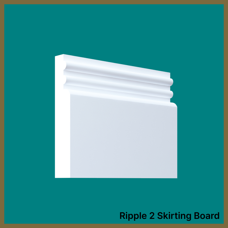 Ripple 2 MDF Skirting Board
