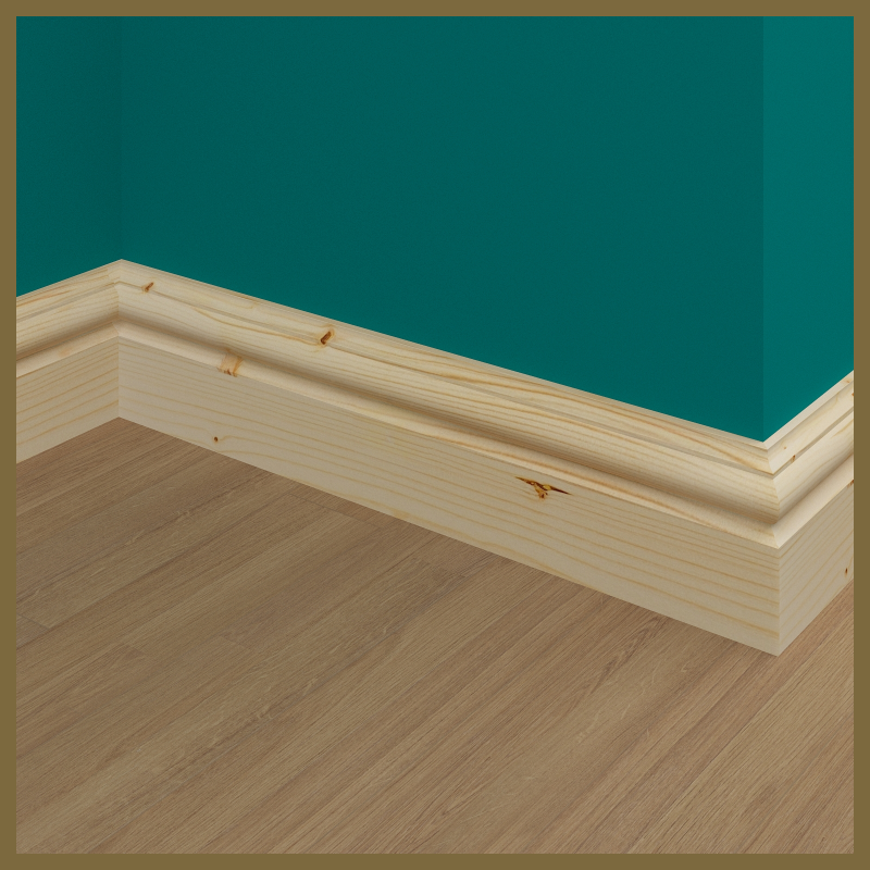 Torus 2 Pine Skirting Board