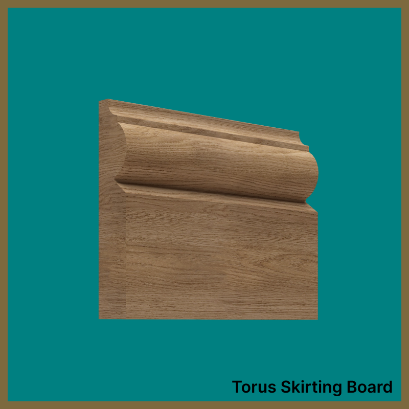 Torus Walnut Skirting Board