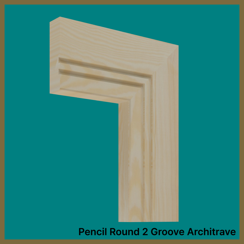 Pencil Round Groove 2 Pine Architrave