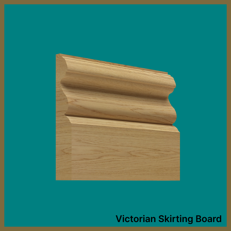 Victorian Oak Skirting Board