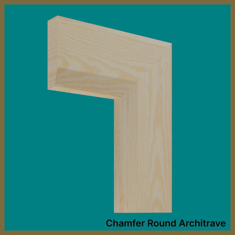 Chamfer Round Pine Architrave
