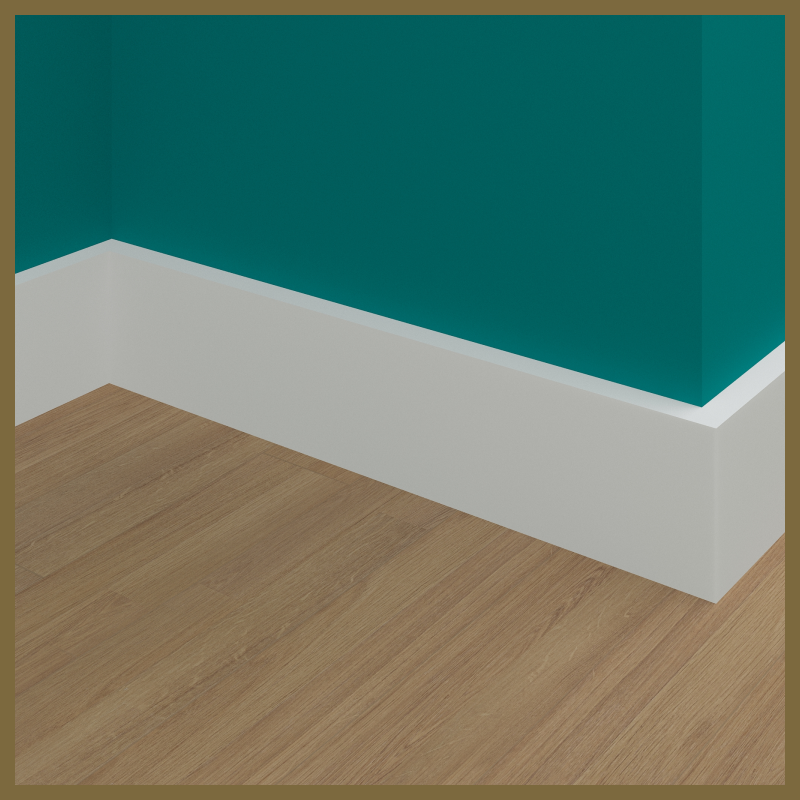 Square Edge  Skirting Board