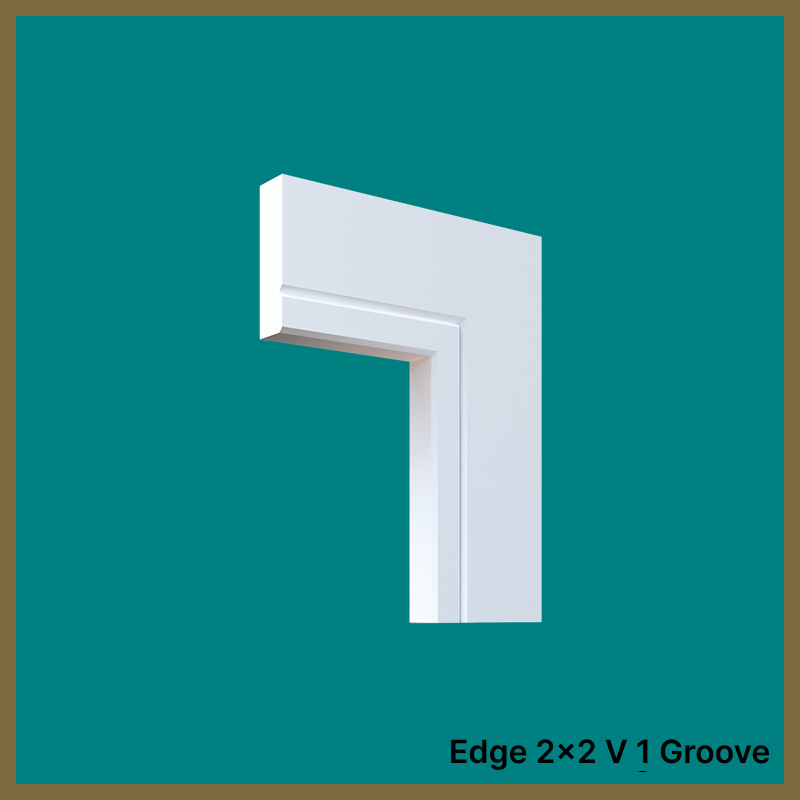 Edge 2x2 V 1 Groove Architrave