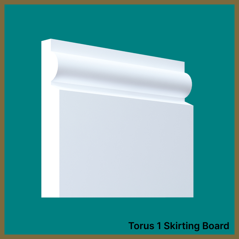 Torus 1 Skirting Board - Torus MDF Skirting Board