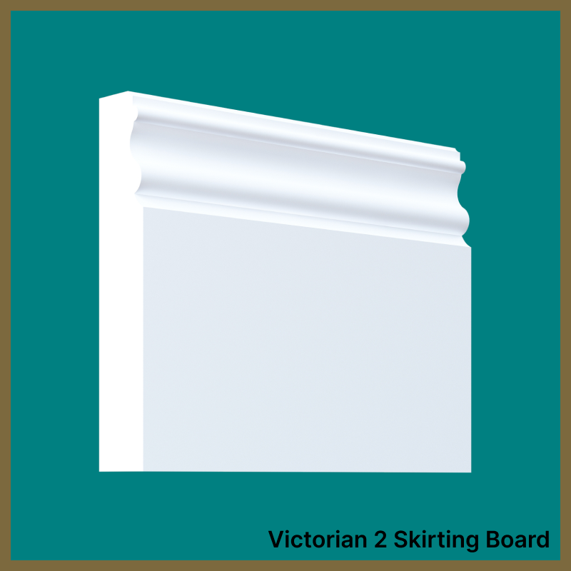 Victorian 2 Skirting Board - Victorian MDF Skirting